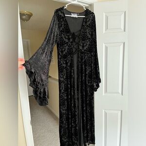 Killstar Inferno Velvet Duster from Killstar - LIKE NEW!Fits like XL/2X